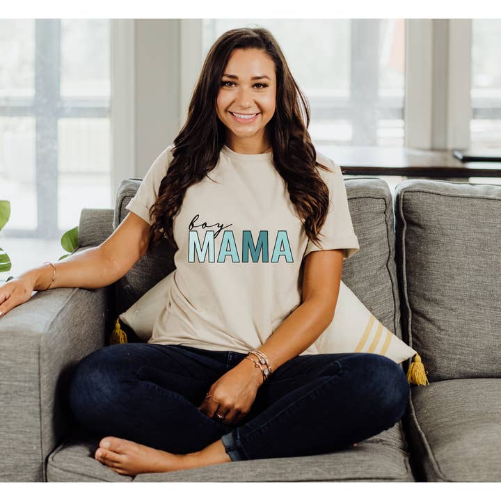 BOY MAMA DTF TRANSFER for wholesale by Sassy and Sublime