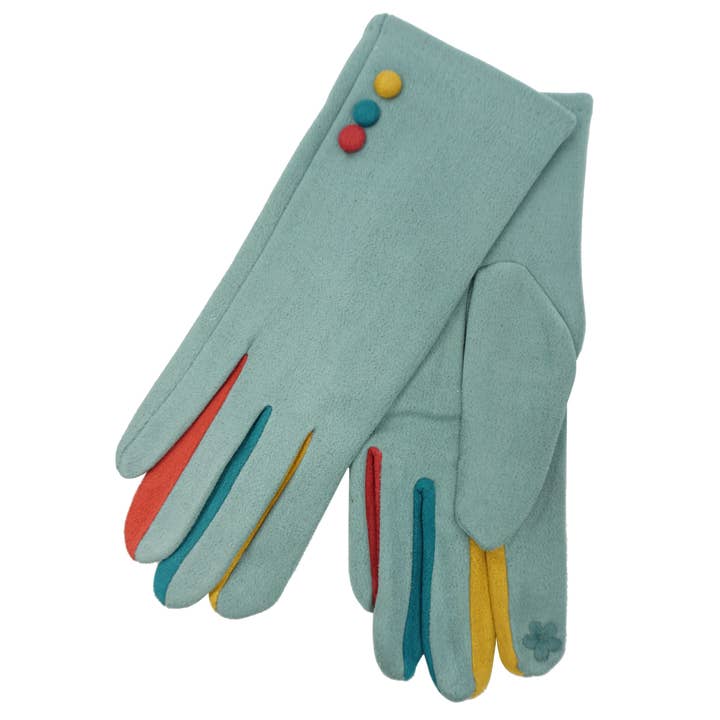 Anais - Wholesale Gloves - Women's - Multi-color glove with touch finger YN03297