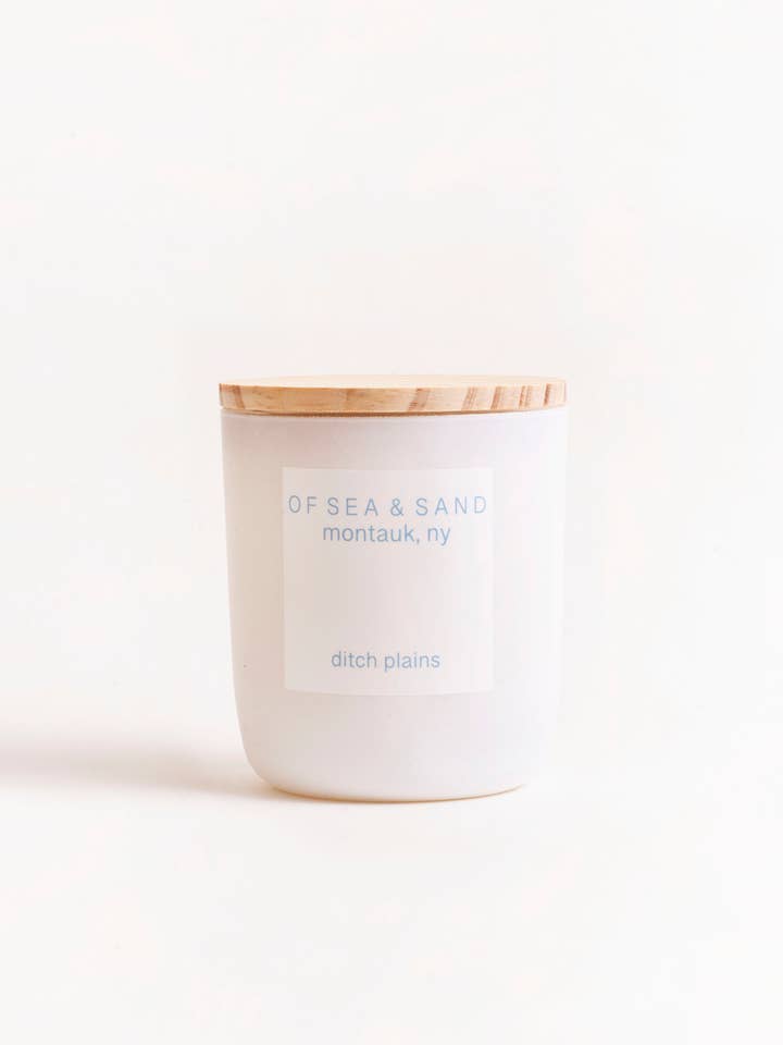 Ditch Plains - Meersalz, Vetiver - 12 oz Soja-Kerze für den Großhandel von Of Sea & Sand Montauk