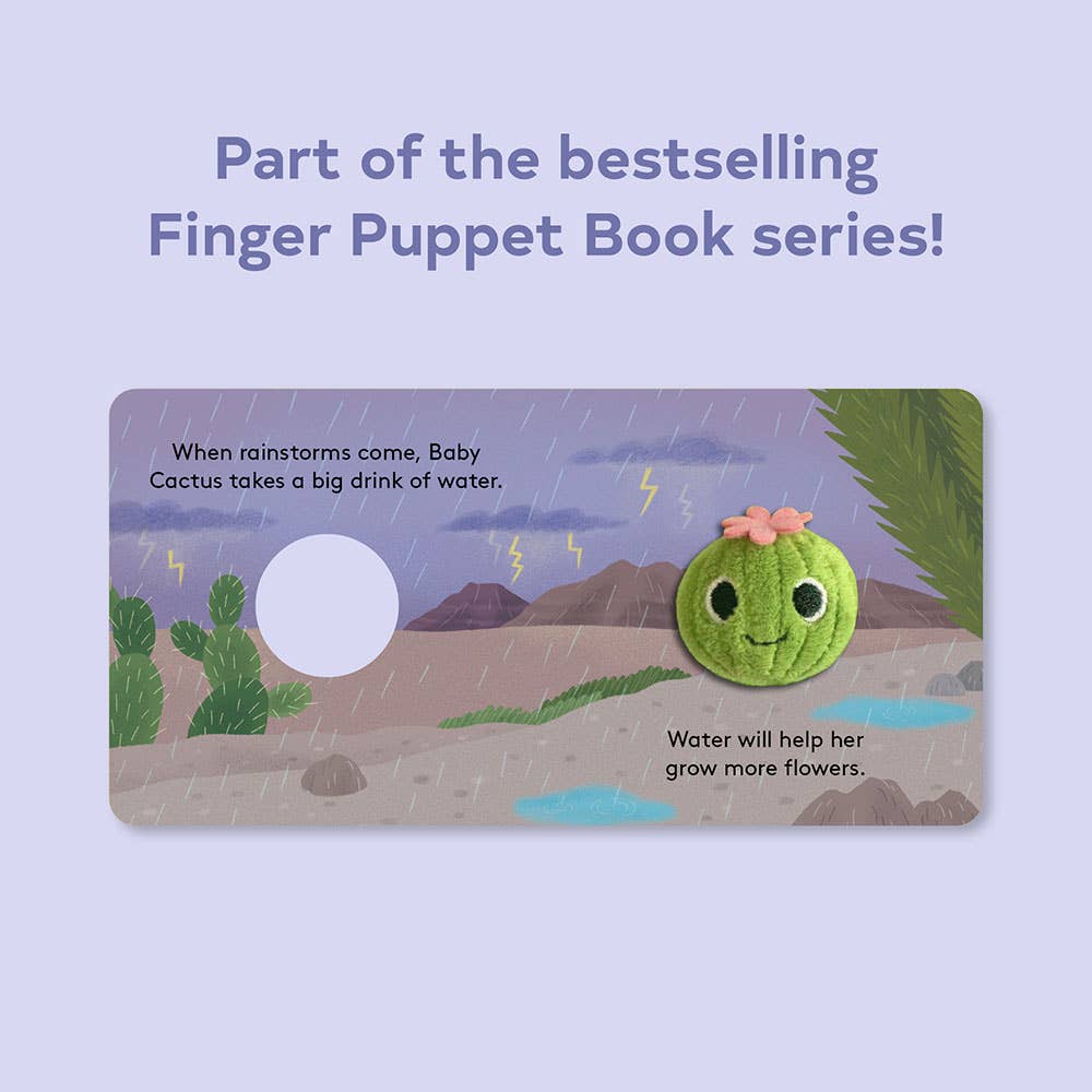 Chronicle Books - Wholesale Baby & Toddler Book (0-2) - Baby Cactus: Finger Puppet Book12