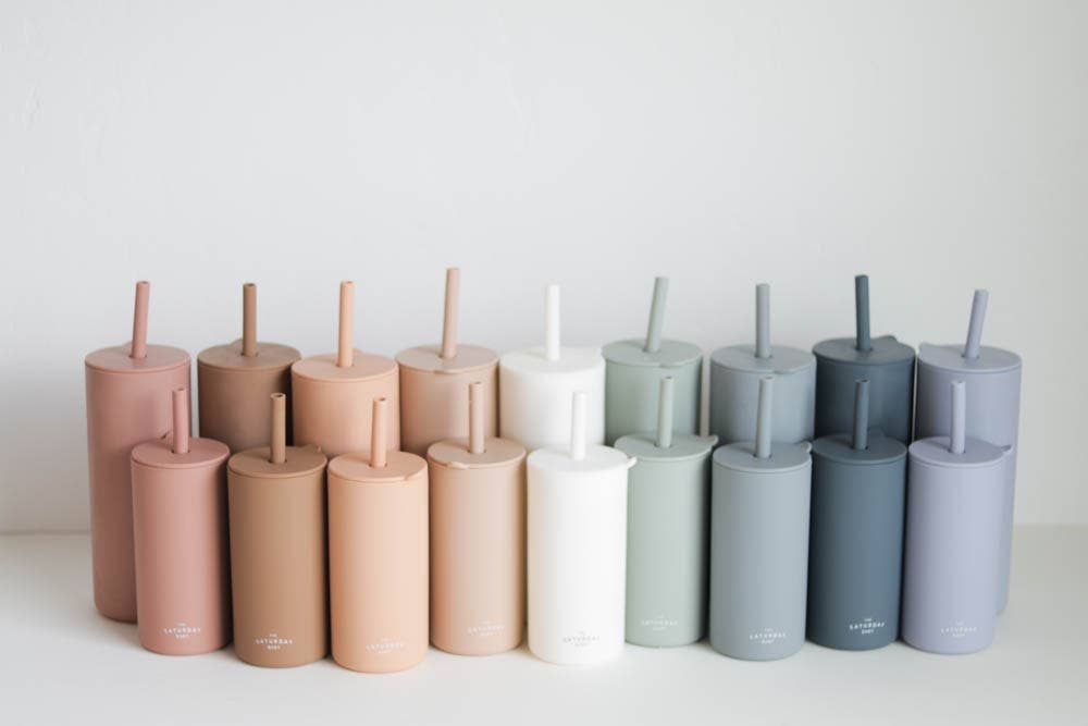 The Saturday Baby - Wholesale Drinking Glass/Cup - Kids & Baby - Kid Silicone Straw Cups55