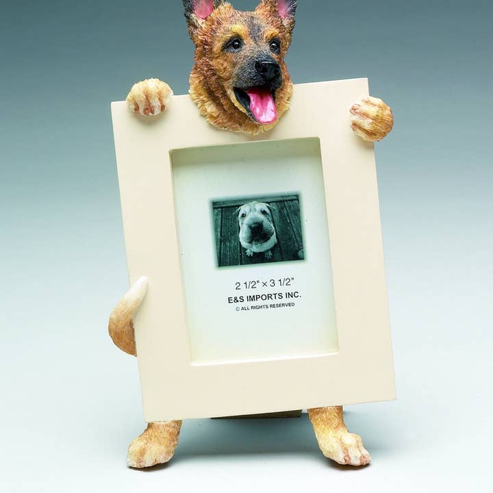 German Shepherd Picture Frame for wholesale by E&S Pets