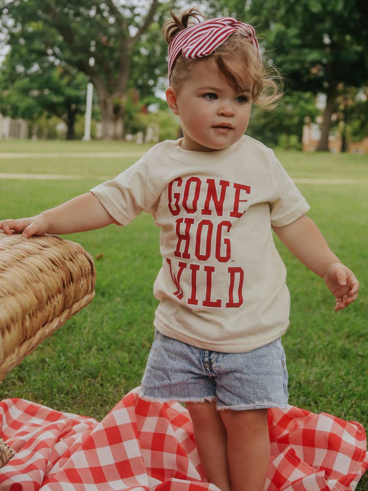 CHARLIE SOUTHERN - Wholesale Screen Printed T-Shirt - Kids - Gone Hog Wild Toddler T-shirt1