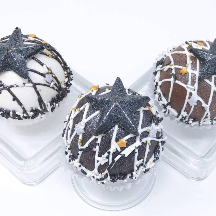 New Year's Eve DELUXE Large Artisanal Hot Cocoa Bombs for wholesale by Wild Angel Treats, LLC
