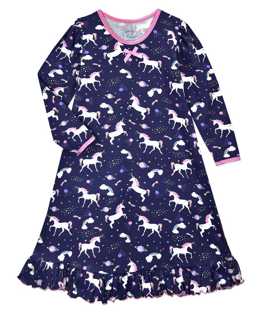 Sara's Prints - Vendita all'ingrosso Camicia da notte - Bambini - Camicia da notte a maniche lunghe Whirl-and-Twirl0