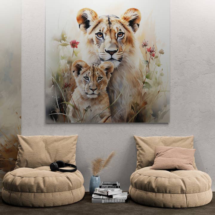 Art By Nataliia – Engroshandel Kunsttryk – Tiger plakattryk, vægkunst, tigerportrætplakat4