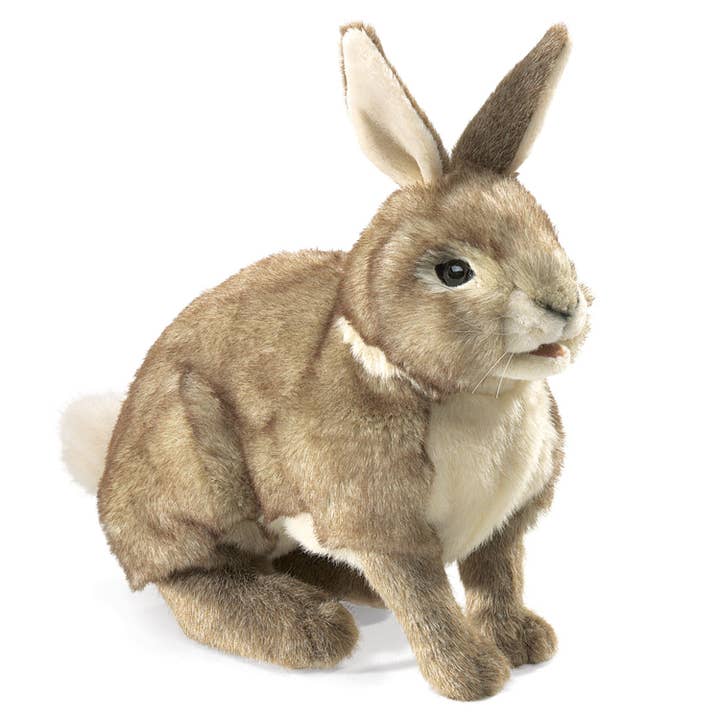 FOLKMANIS-PUPPETS – Großhandel Kuschel-/Plüschtier – Kind & Baby – Baumwollschwanz-Kaninchen 2891/ Rabbit, Cottontail