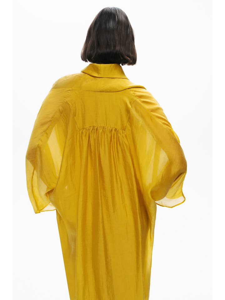 Giallo Abito midi oversize in vendita all'ingrosso su Faire4