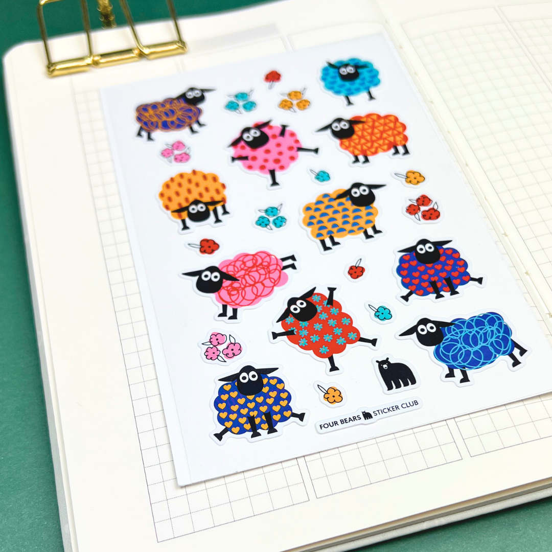 Four Bears Sticker Club - Wholesale Sticker - Fluffy and Fabulous2