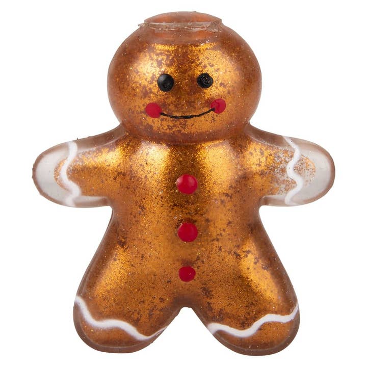 La Luna Bella - Toys - Wholesale Squishy Toy - Kids & Baby - 2.25" SQUISH STICKY GINGERBREAD MAN LLB Christmas