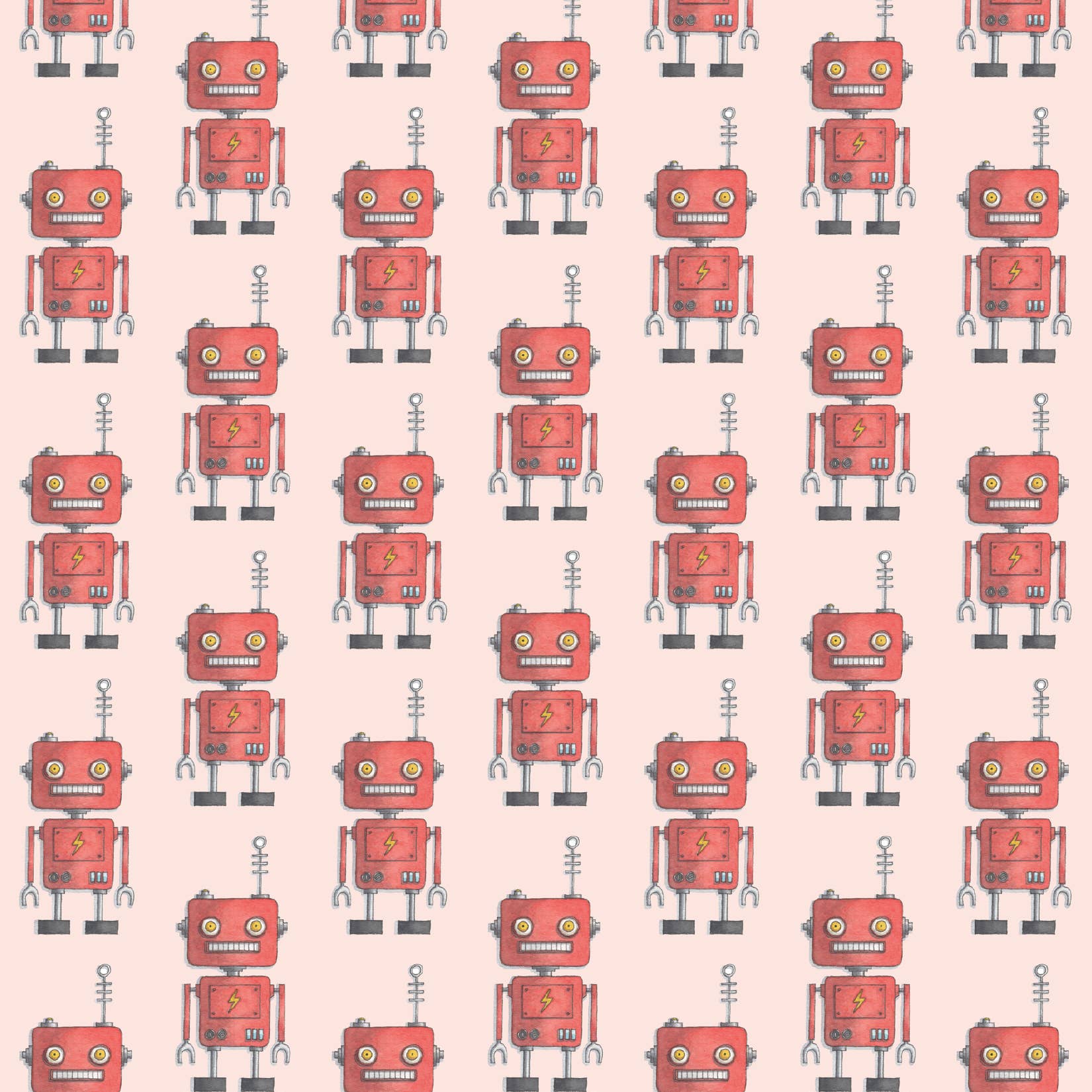 Yeesan Loh - Wholesale Flat Wrap - Gift Wrap / Robots3