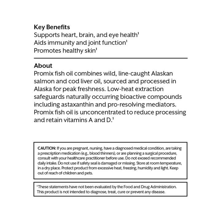 Promix - Wholesale Oral Supplement/Vitamin - Fish Oil + Cod Liver2