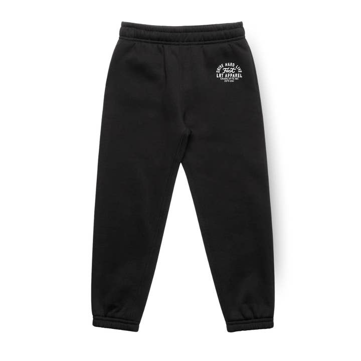 Little Rad Things - Wholesale Athletic Sweatpants/Joggers - Kids - APEX TRACK PANT - BLACK