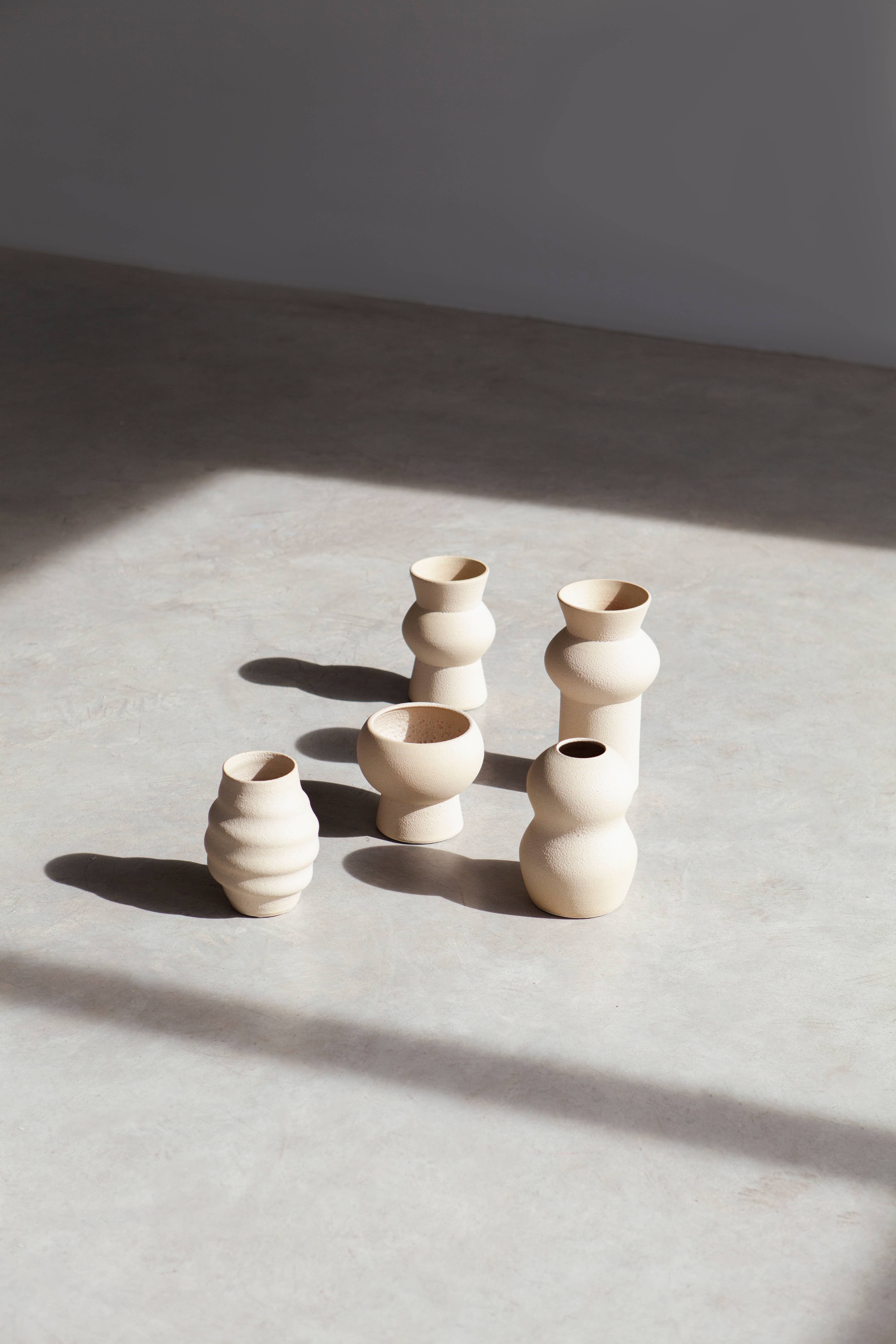 o cactuu - Wholesale Vase - Palus Glazed Cream Vase - Handmade - Ceramic - Decor5