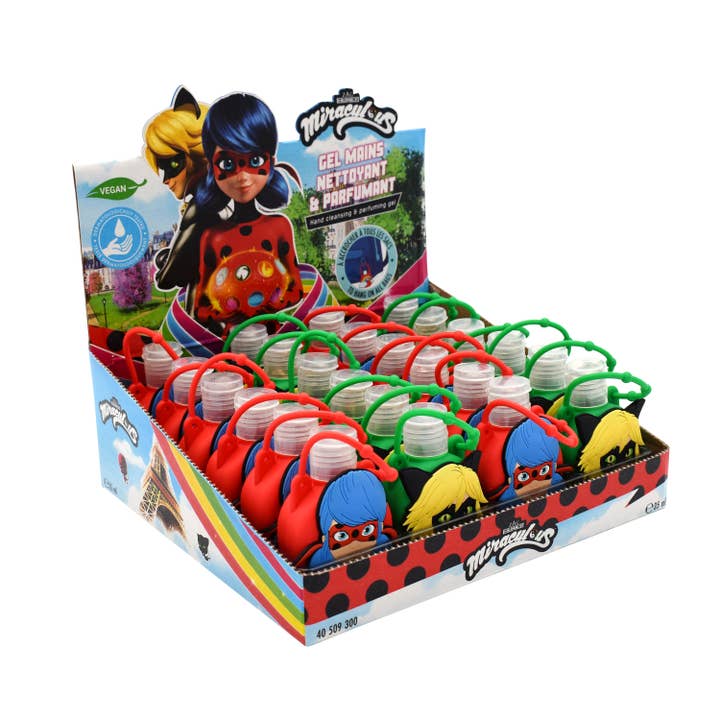 Hand Cleansing Gel - Miraculous 35 ml Silikonfodral för wholesale av Takecare