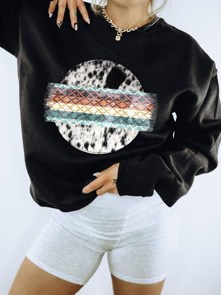 Cowhide circle for wholesale by Buckin Barn Wholesale