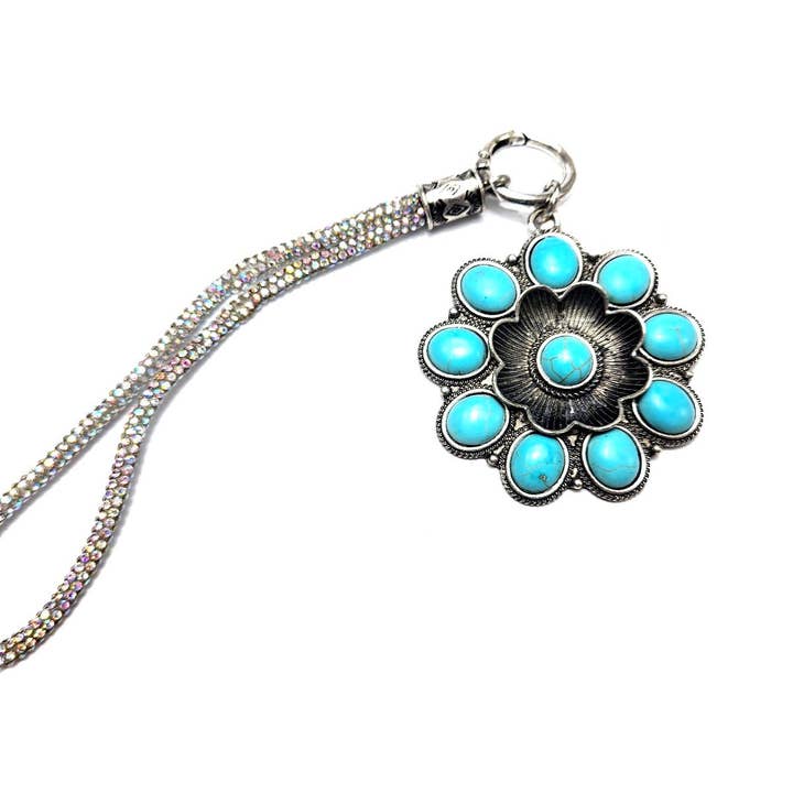 Porte-clés Concho Fleur de l'Ouest pour la vente par Snowing West