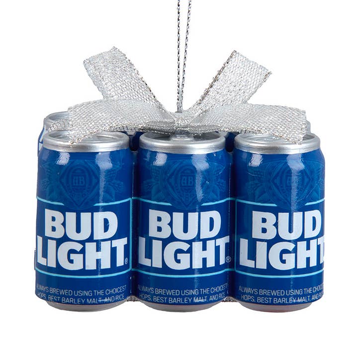 Lot de 6 boîtes de conserve Budweiser® Bud Light pour la vente par Kurt S. Adler, Inc.