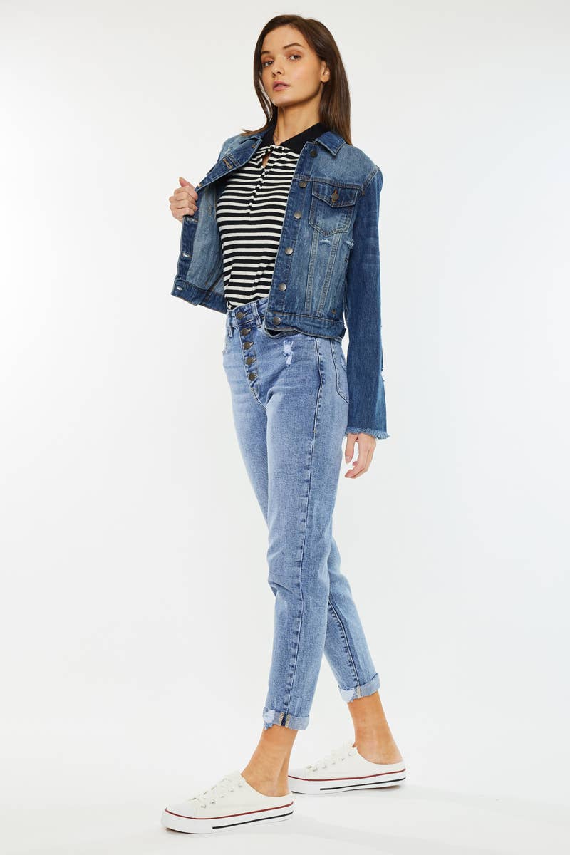 Nature Denim - Wholesale Denim Jacket - Women's - NT2097DD6