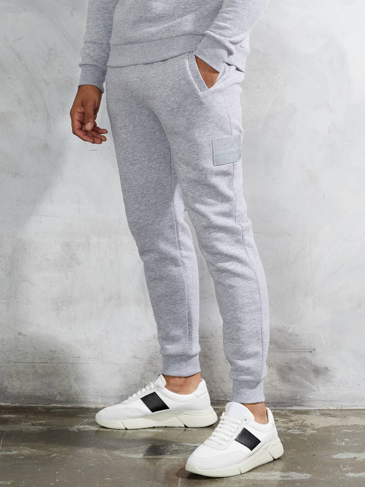 Matthews Tracksuit Pants - Grey Marl for wholesale by Jameson Carter