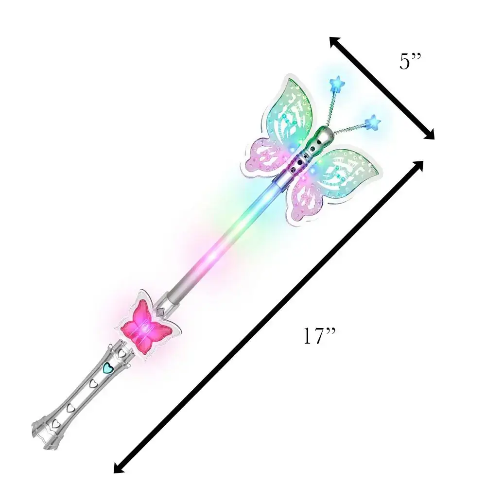 Blinkee.com, LLC - Wholesale Light-Up Toy - Kids & Baby - Light Up Fairy Butterfly Wand2