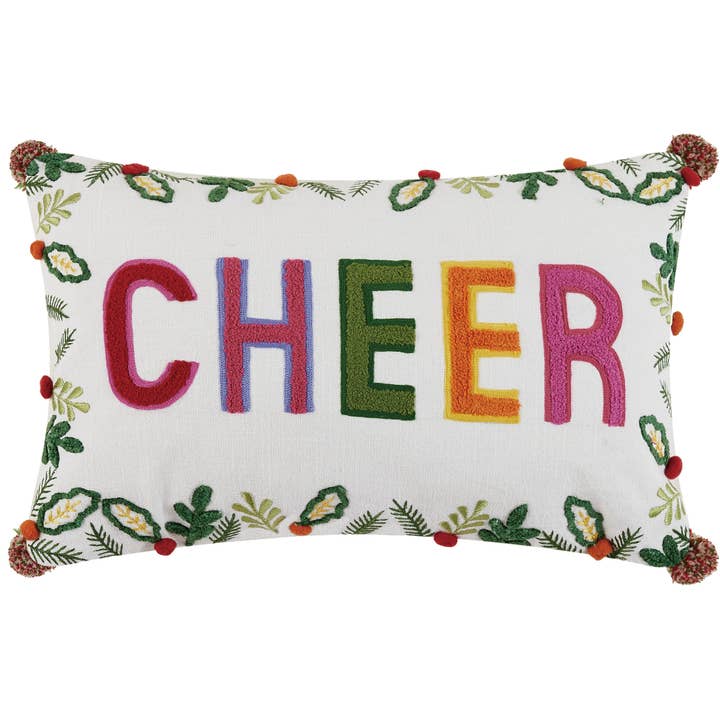 Almohada bordada Cheer para venta al por mayor de Peking Handicraft