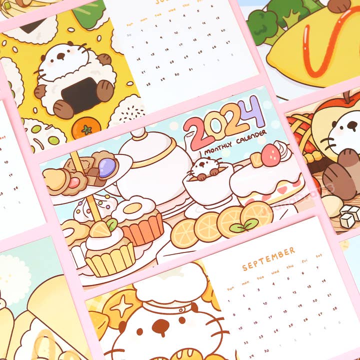 JeanaDraws - Wholesale Calendar - 2024 Lakko Acrylic Calendar11