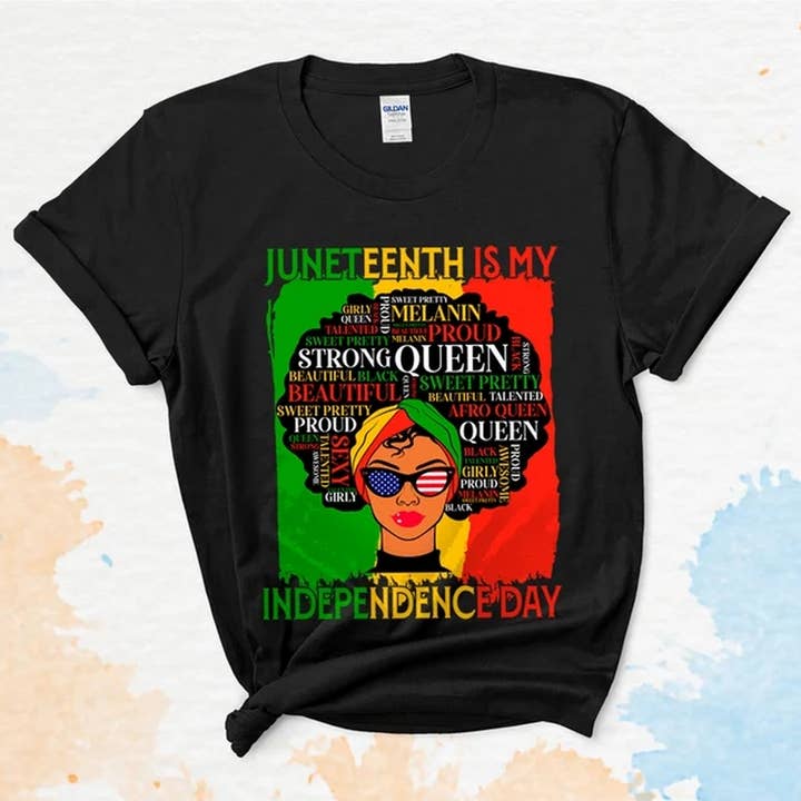 Juneteenth is My Independence Day Shirt, Juneteenth tshirt for wholesale by Alaridesign