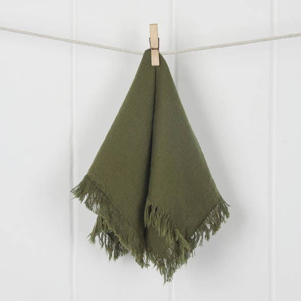 Raine & Humble - Wholesale Dinner & Cloth Napkin - Napkins Set/4 - Muse - Green0