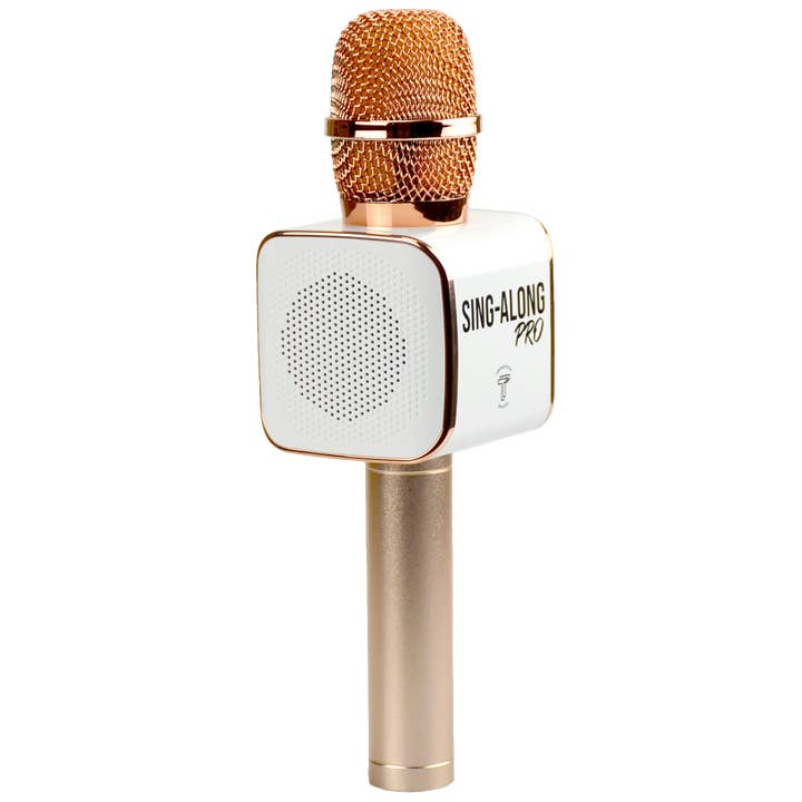 Trend Tech Brands - Wholesale Speakers - Sing A long Pro 3 Karaoke Bluetooth Microphone - Rose Gold