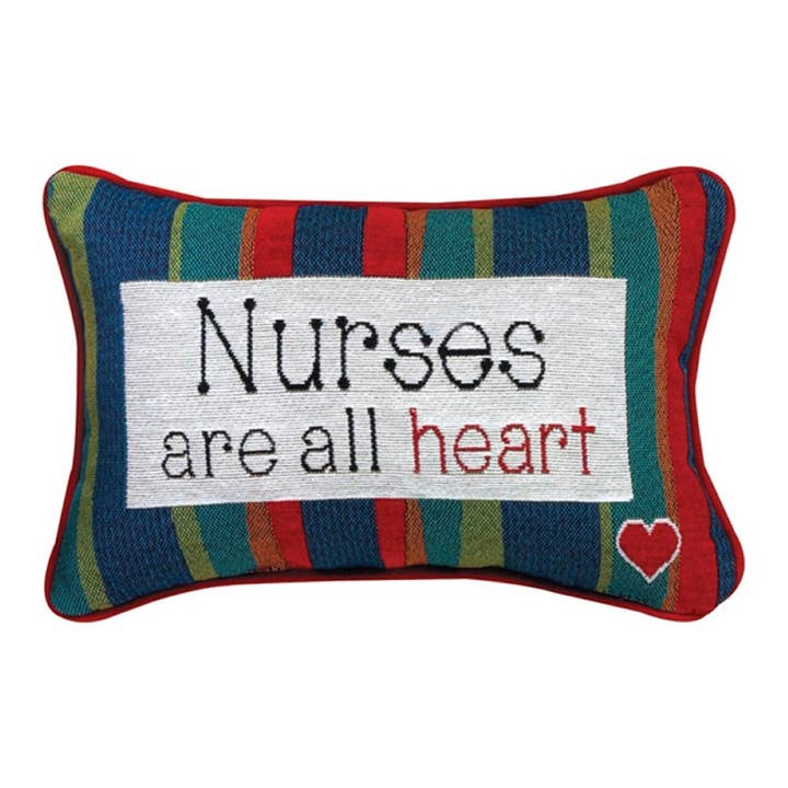 Infirmières... Coussin Are All Heart Word pour la vente par Playful Tail