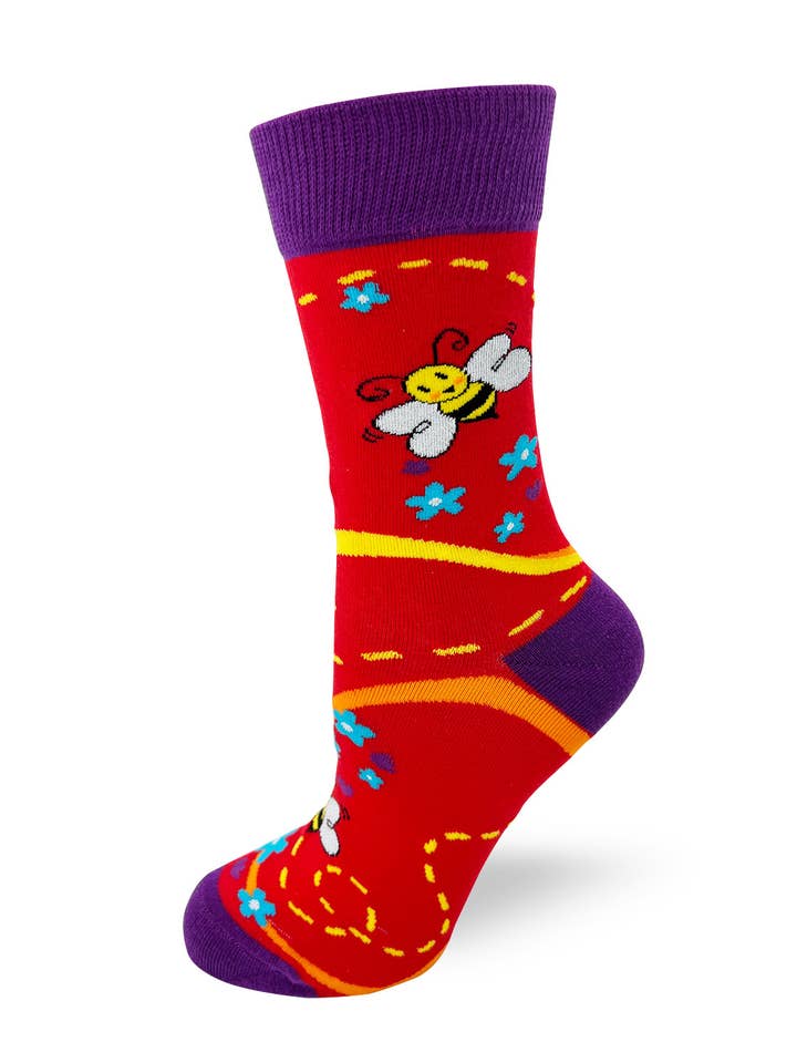 Fabdaz - Wholesale Socks - Women's - Bee F..king Fabulous Ladies' Crew Socks2