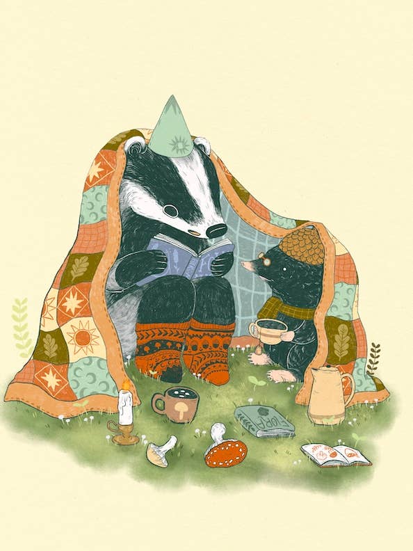 You're My Favorite Story Print for wholesale by Marika Paz Illustration