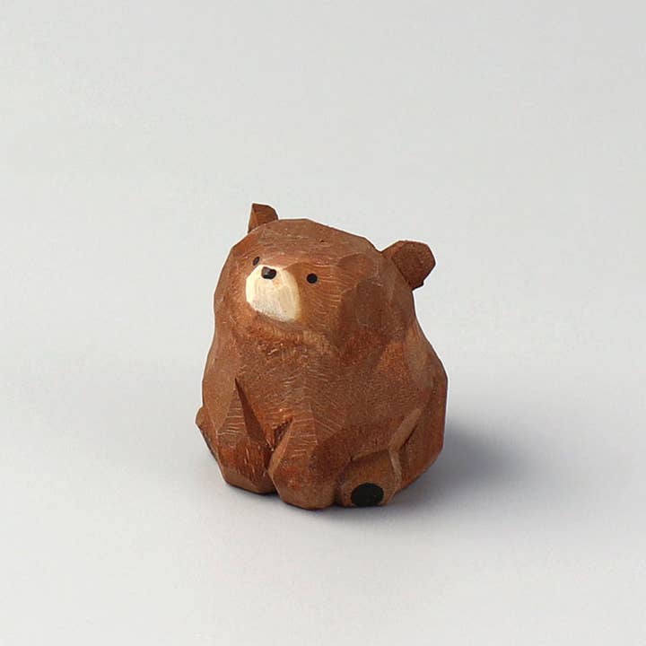 Gohobi (We cover U.S. import duties) - Wholesale Decorative Figurine - Gohobi Handcrafted Wooden Bear Ornament