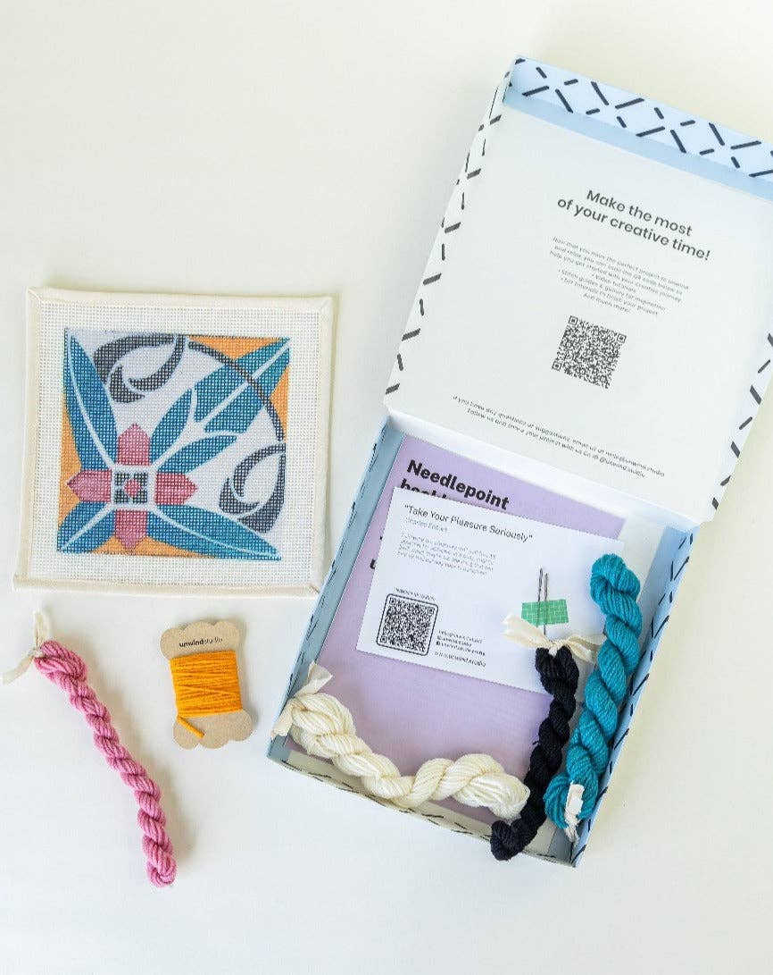 Unwind Studio – Großhandel Bastelset – Portugiesische Fliesen Stickset: Costa Cabral3