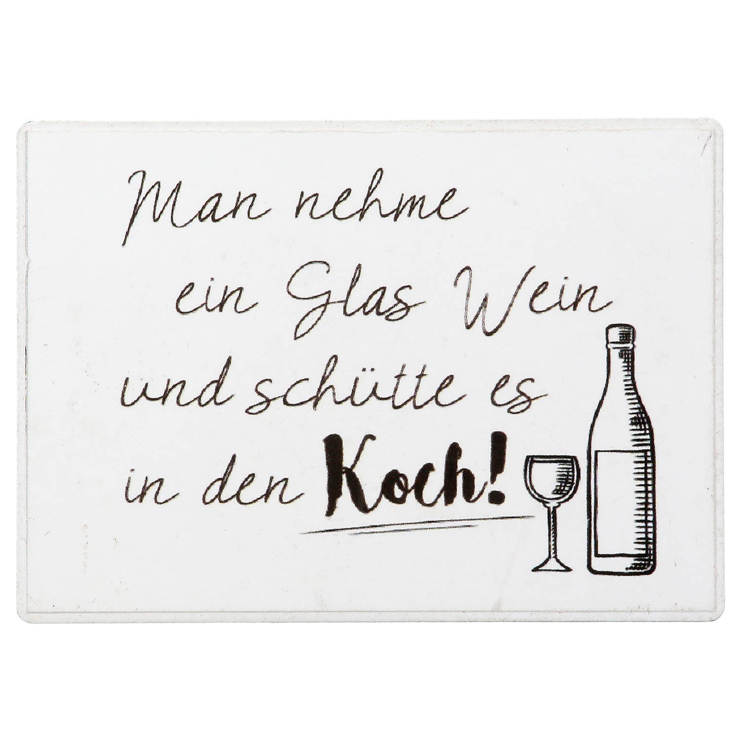 white Rectangular beer/wine magnet, assorted 4 times, h.5 cm for wholesale on Faire3