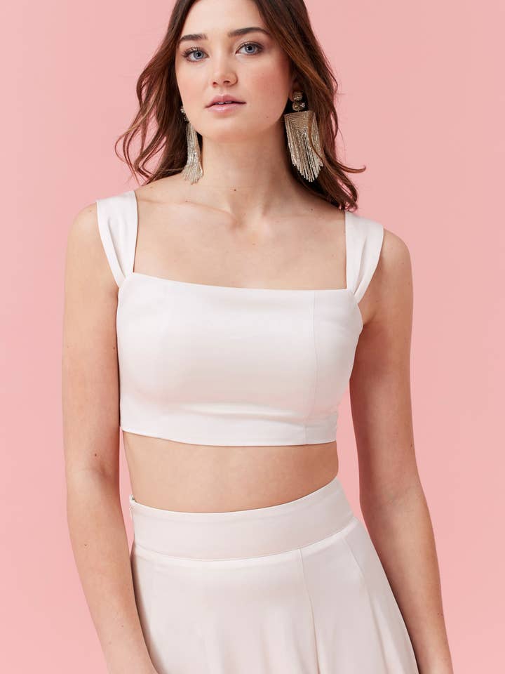 Meri Satin Top for wholesale by Fallon Foster