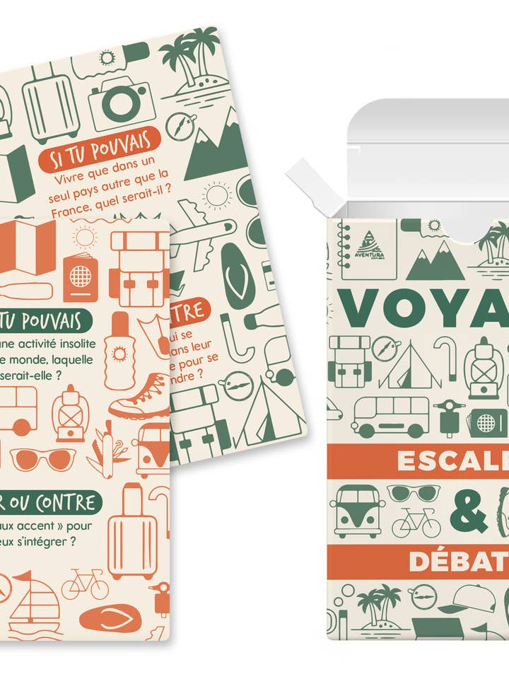 Escales & Debates Card Game for wholesale by AVENTURA ÉDITIONS
