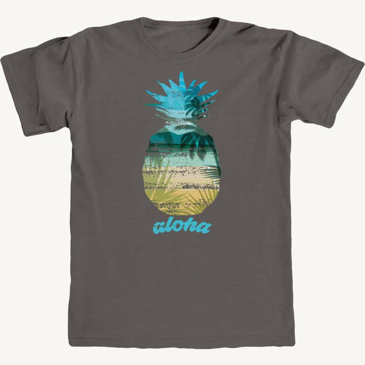 Camiseta Premium de Piña de Hawái para venta al por mayor de Salt Water Colours