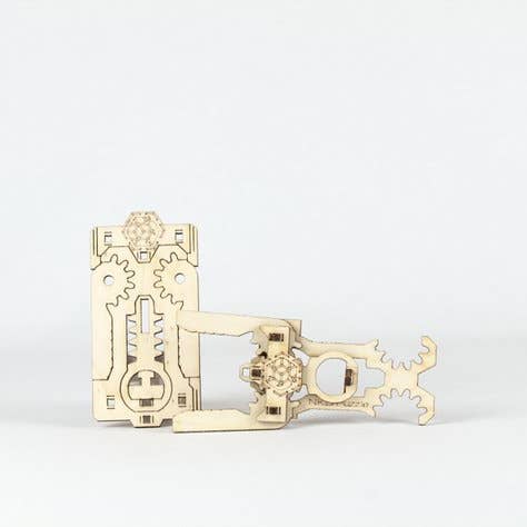 NKD Puzzle - Wholesale DIY Craft Kit - CARDKIT Vintage Wooden Toy “Pince”7