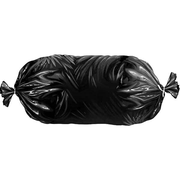 EcoQuality - Wholesale Rubbish can/Rubbish bin - Black Garbage Compactor Tubular Bags 4 MIL Strong Heavy Duty 29" & 32"1