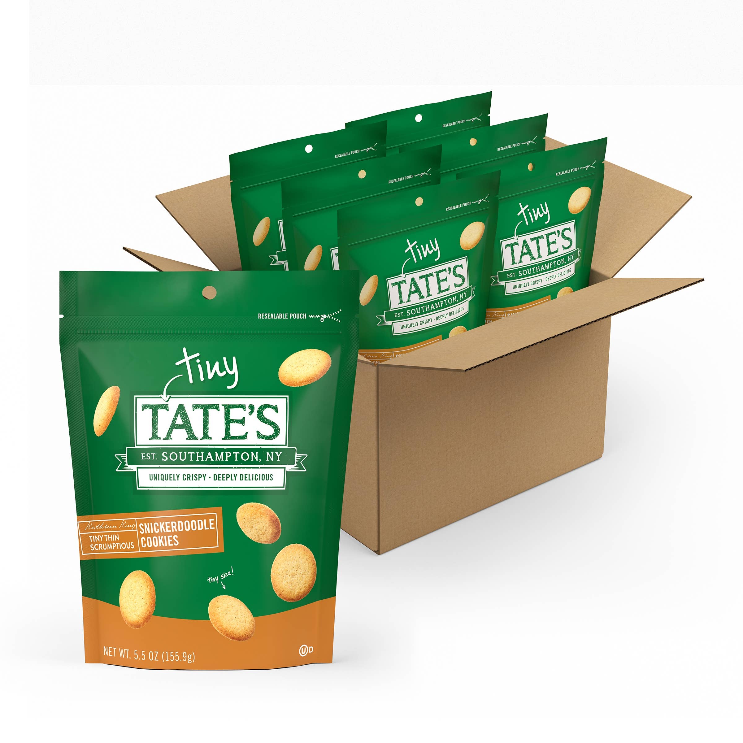 Tate's Bake Shop - Wholesale Cookie - Tiny Tate's Snickerdoodle Cookies | 5.5oz | 6 Count1