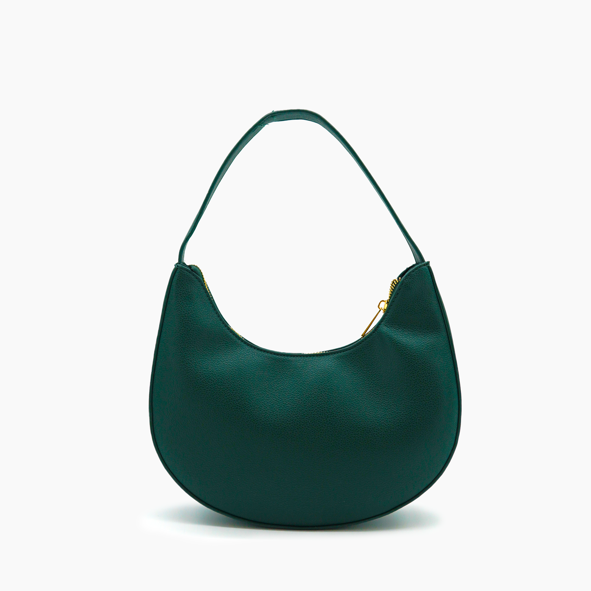 Like Dreams – wholesale Väska med handtag – Dam – Läder Innerficka med Dragkedja Noemie Halvmåne Axelväska2