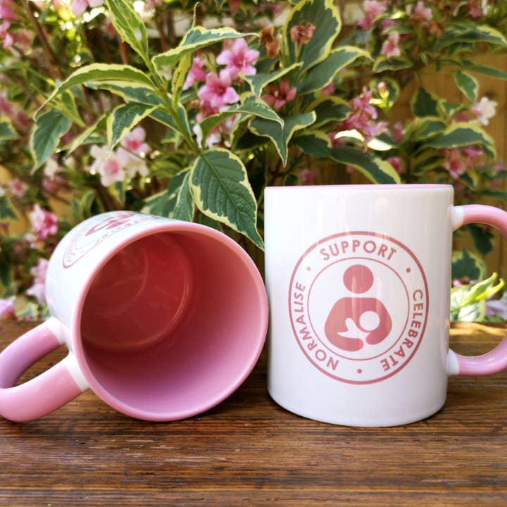 Breastfeeding Support Celebrate Normalise Ceramic Mug for wholesale by T & Belle