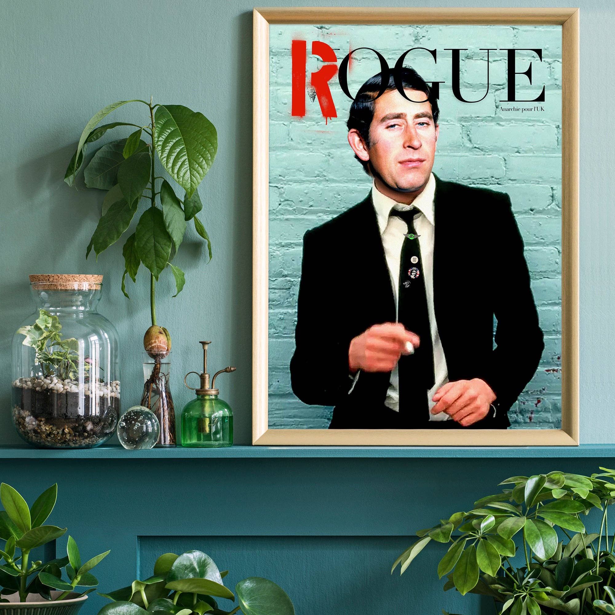 Ink & Drop – Großhandel Kunstdruck – König Charles III Rogue Print1