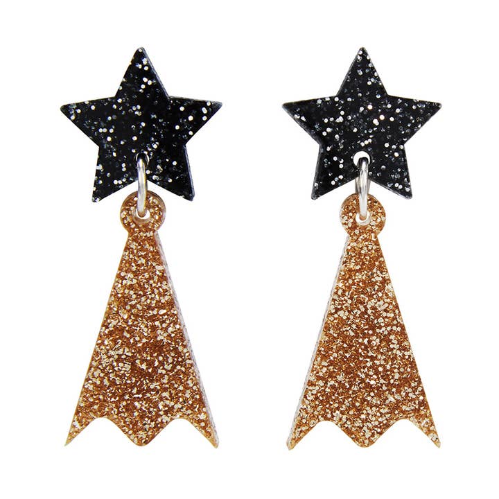 Shooting Star Earrings for wholesale by Little Moose
