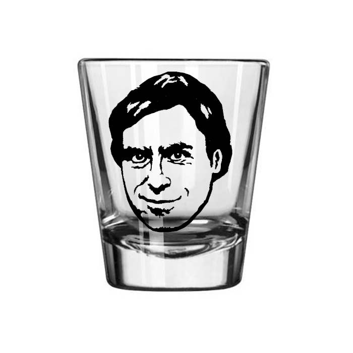 Copo de Shot de Crime Verdadeiro de Ted Bundy Barware Horror Halloween Metafísico por atacado de Witchcrafted in MI