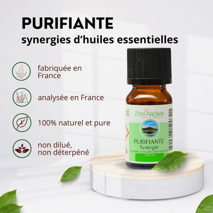 Zen'Arôme - Wholesale Essential Oil - Purifying Essential Oil Synergy for Diffuser - 10 ml1
