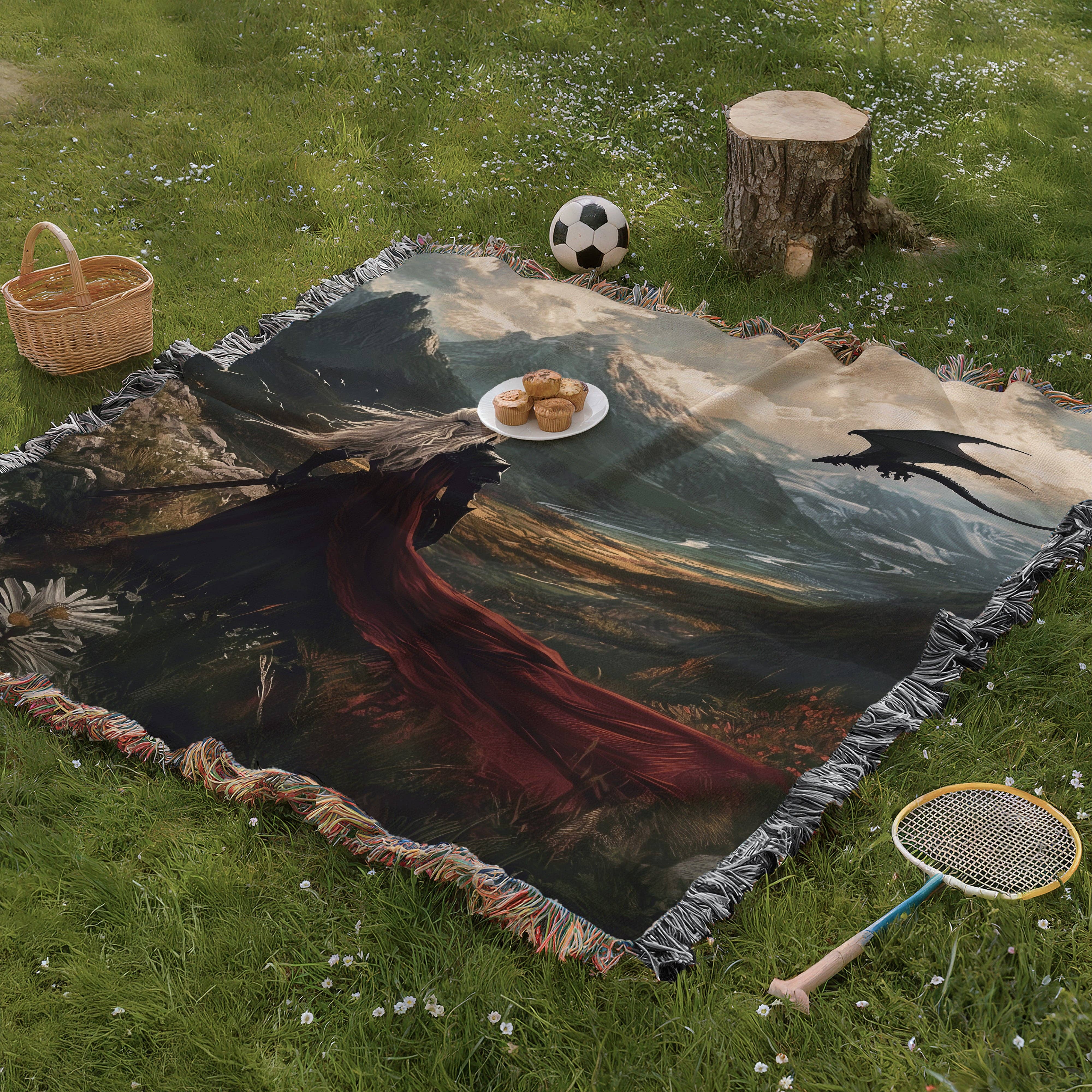 MagicMerchEmporium - Wholesale Throw Blanket - Abraxos & Manon Inspired Bookish Blanket3