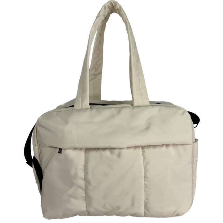 PC-4155 Tote/Duffle Beige for wholesale by Girlie Girl Originals